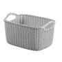 CURVER cesto Knit XS retangular 3L cinzento-claro 25x18x14cm