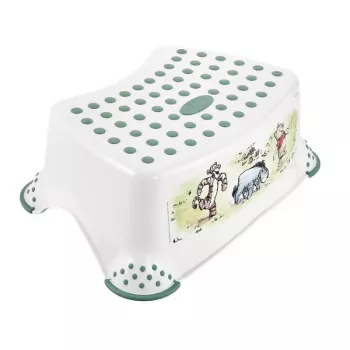 KEEEPER banco de degrau Tomek Winnie the Pooh 40,5x28,5x14 cm branco