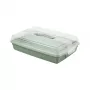 Curver caixa de transporte retangular para bolos 45x29,5x11,1 cm verde