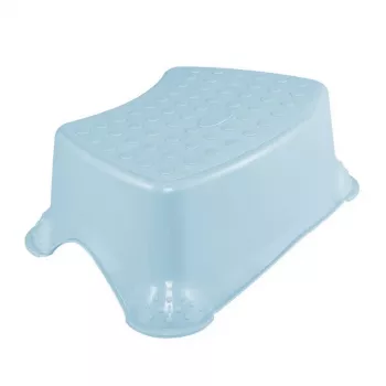 keeeper banco de degrau Tomek Pure, 40,5 x 28,5 x 14 cm, azul, antiderrapante, 150 kg