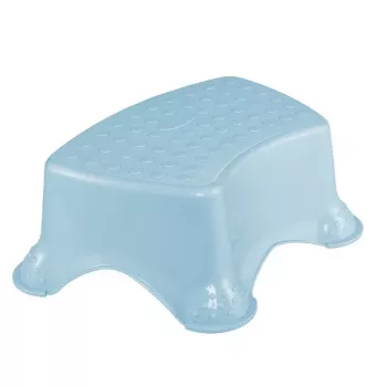 keeeper banco de degrau Tomek Pure, 40,5 x 28,5 x 14 cm, azul, antiderrapante, 150 kg