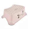 keeeper banco de degrau Tomek Minnie Mouse, 40,5 x 28,5 x 14 cm, rosa, capacidade de carga 120 kg, antiderrapante
