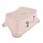 keeeper banco de degrau Tomek Minnie Mouse, 40,5 x 28,5 x 14 cm, rosa, capacidade de carga 120 kg, antiderrapante