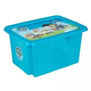 KEEEPER caixa de armazenamento com tampa 15L Karolina Paw Patrol 38x29,5x20,5 cm azul-claro
