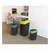 Curver Flip Bin 9L caixote do lixo preto e amarelo