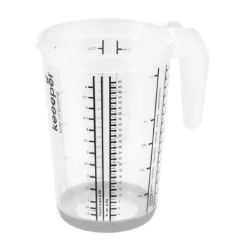 keeeper copo medidor com função antiderrapante 1,5L Massimo Ø13,5x19cm transparente/cinzento