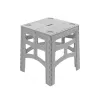 keeeper mesa de exterior dobrável M Timo, cinzento, capacidade de carga 80 kg, 46,5 x 44,5 x 55 cm