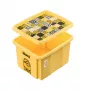 KEEEPER caixa de armazenamento com tampa 15L Karolina „Minions Mosaik“ 38x29,5x20,5 cm amarelo