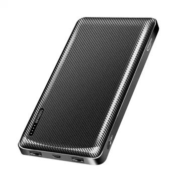 TYPHOON Powerbank Portátil 10000 mAh LiPo Preto