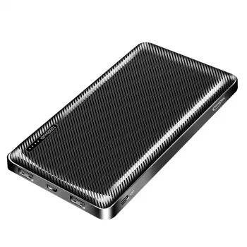 TYPHOON Powerbank Portátil 10000 mAh LiPo Preto