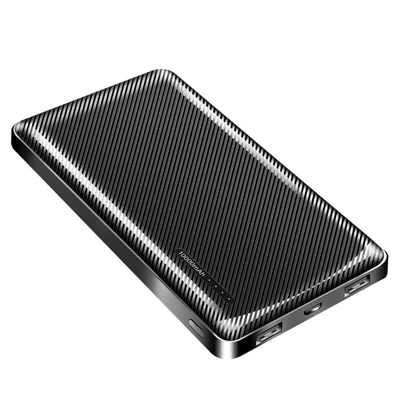 TYPHOON Powerbank Portátil 10000 mAh LiPo Preto