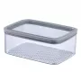 CURVER MasterSeal Dry Recipiente Retangular para Alimentos 2,3L Transparente com Vedante Vermelho