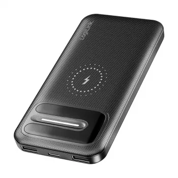 LogiLink PA0343RF Powerbank Sem Fios 10000 mAh Preto