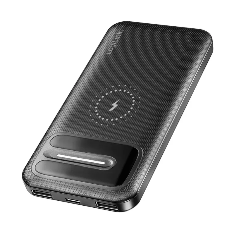 LogiLink PA0343RF Powerbank Sem Fios 10000 mAh Preto