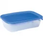 CURVER Fresh&Go Recipientes Retangulares para Alimentos, Conjunto de 3 (2L, 1L, 0,5L) Azul