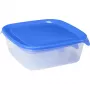 CURVER Fresh&Go Conjunto de Caixas Herméticas Retangulares, 3 Peças (0,25L + 0,8L + 1,7L) Azul
