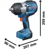 Bosch GDS18V-1400 BITURBO Brushless Chave de Impacto a Bateria 3/4 polegadas (Solo, L-Boxx)