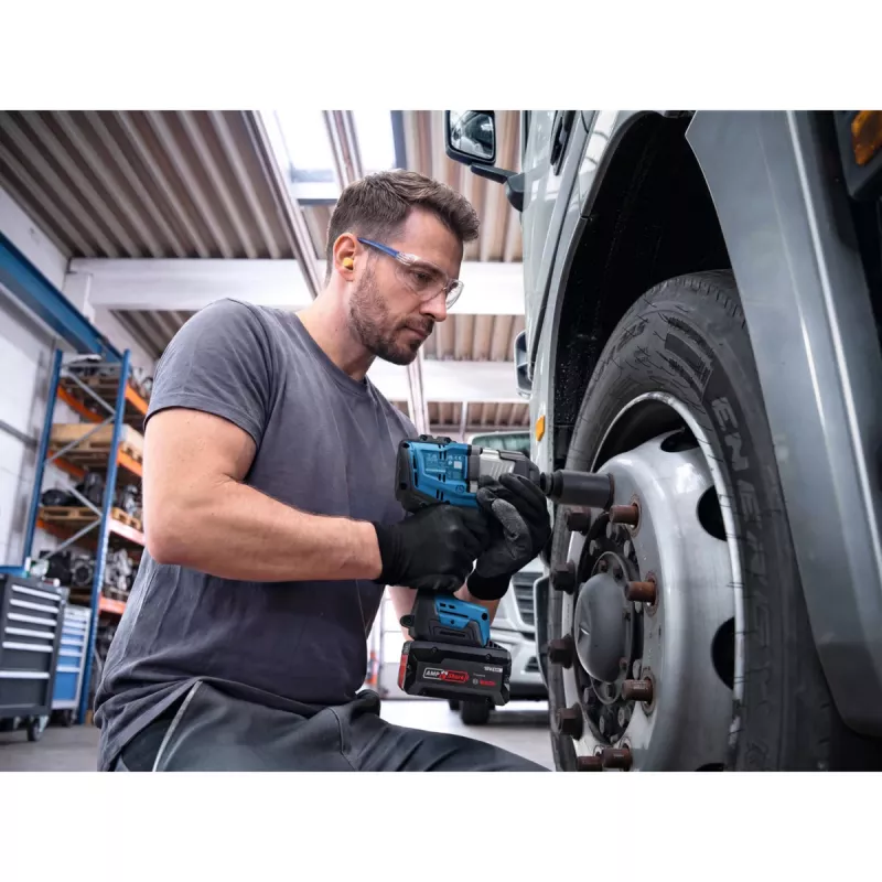 Bosch GDS18V-1400 BITURBO Brushless Chave de Impacto a Bateria 3/4 polegadas (Solo, L-Boxx)