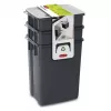 CURVER Biobox Conjunto de Caixotes do Lixo 2x10L + 6L Cinzento