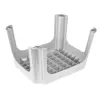 KEEEPER Banco Tim 36,5 x 30 x 24 cm Prata Claro, Bambu Certificado FSC, Capacidade 150 kg