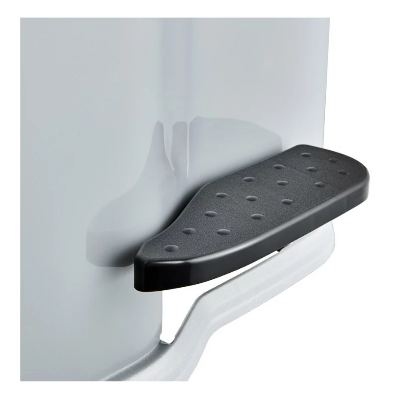 KEEEPER Caixote do Lixo com Pedal para Reciclagem 7+15L Gunnar 39,5x29x43,5cm Prata Claro