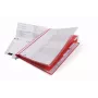 DURABLE 255503 Capa de visualização convencional A4 vermelho frente transparente