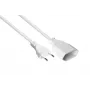 KABELMEISTER Cabo de extensão Euro ficha Euro Type-C para tomada Euro, branco, 0,75mm², 2m