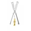 LEIFHEIT Descaroçador de maçã, lâmina de aço inoxidável, cabo ergonómico antiderrapante, adequado para máquina de lavar louça, branco/prateado