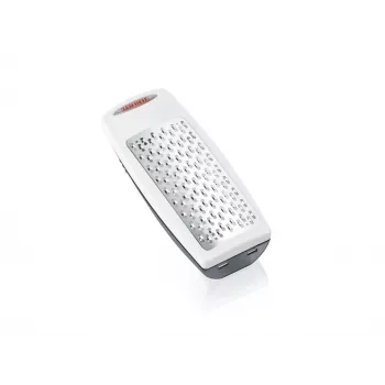 LEIFHEIT Ralador de queijo parmesão Rotary Tambor fino de aço inoxidável branco cinzento manual