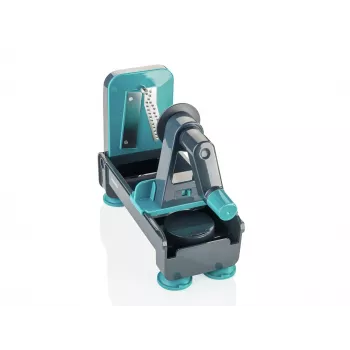LEIFHEIT Table Scroll Cutter dispensador de película aderente e papel de alumínio para parede, branco