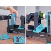 LEIFHEIT Table Scroll Cutter dispensador de película aderente e papel de alumínio para parede, branco