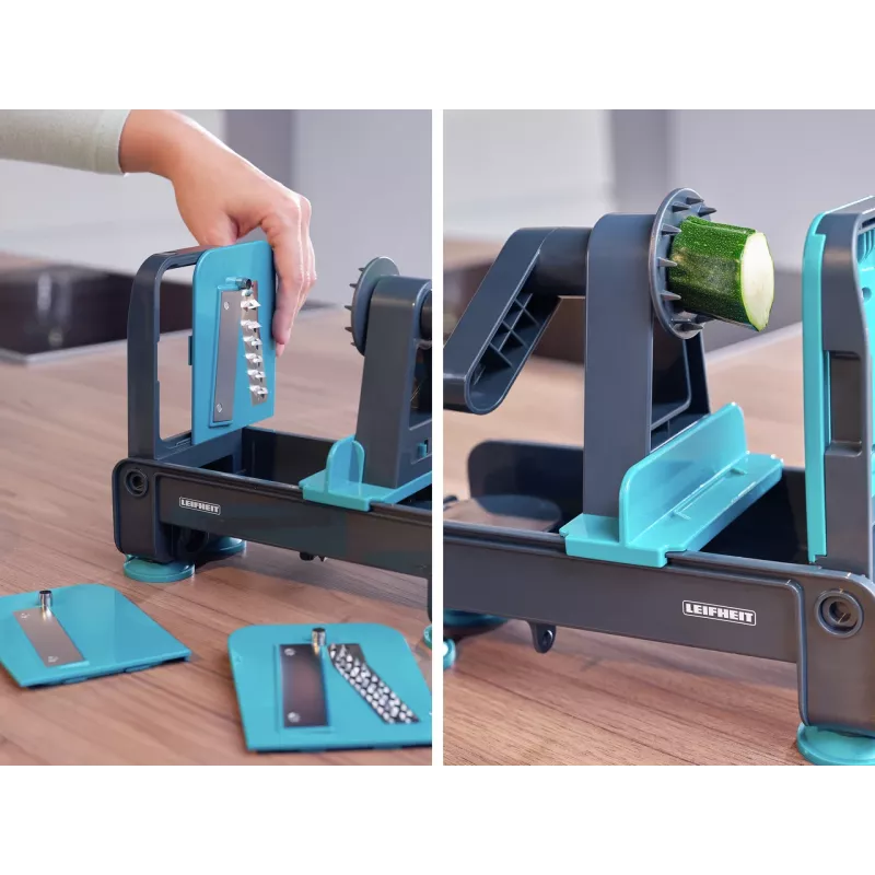 LEIFHEIT Table Scroll Cutter dispensador de película aderente e papel de alumínio para parede, branco