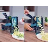 LEIFHEIT Table Scroll Cutter dispensador de película aderente e papel de alumínio para parede, branco
