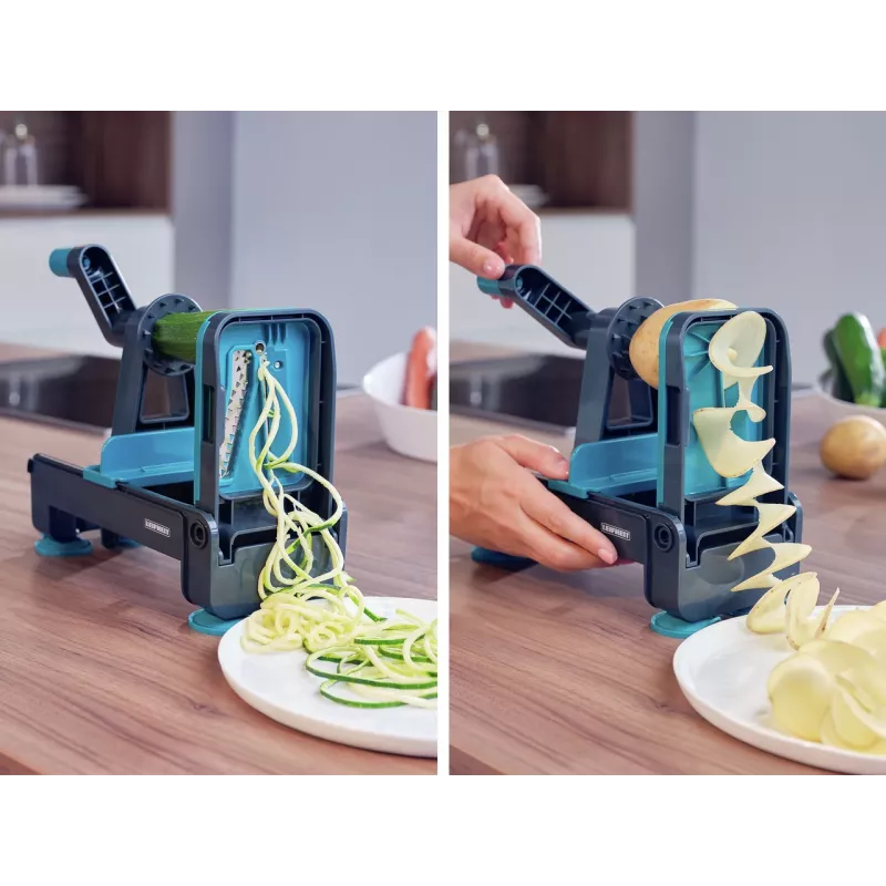 LEIFHEIT Table Scroll Cutter dispensador de película aderente e papel de alumínio para parede, branco