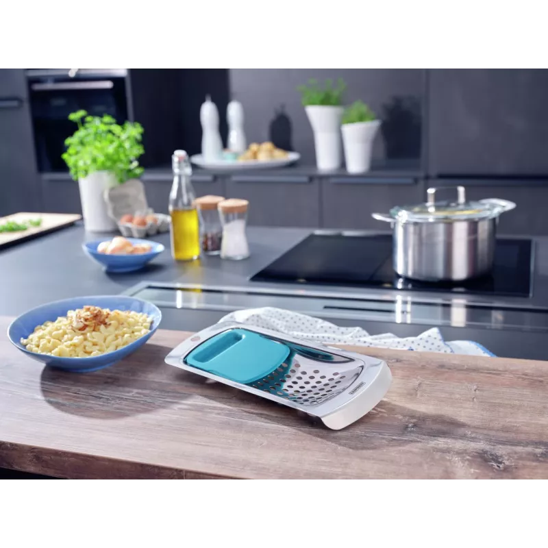 LEIFHEIT Profi Series ralador pequeno de Spätzle, aço inoxidável, branco/verde