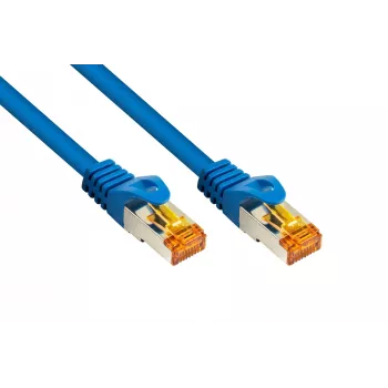 Cabo de rede Cat.7 S/FTP Kabelmeister RJ45 TPE sem halogéneos azul 1,5m