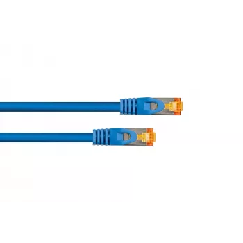 Cabo de rede Cat.7 S/FTP Kabelmeister RJ45 TPE sem halogéneos azul 1,5m