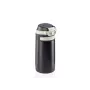 LEIFHEIT Thermo Mug Flip 350 ml preto caneca de viagem com isolamento a vácuo e tampa flip-top