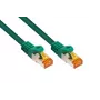 Cabo de rede Cat.7 S/FTP KABELMEISTER, RJ45, bainha TPE, verde, 5m