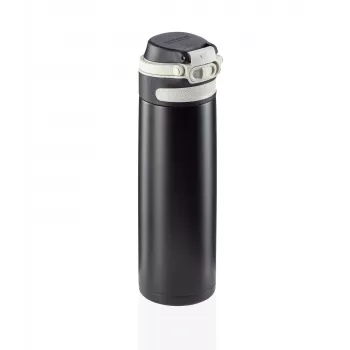 LEIFHEIT Thermo Flip 600ml caneca de viagem isolada preta