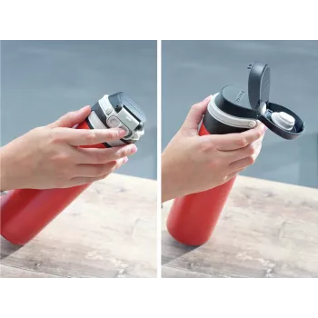 LEIFHEIT Thermo Mug Flip 600ml vermelho