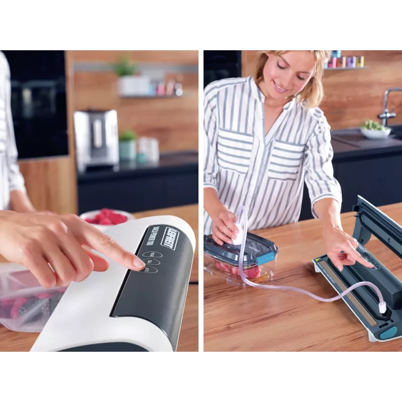 LEIFHEIT Vacu Power 100 máquina de vácuo branco/prateado