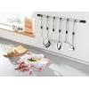LEIFHEIT ProLine porta-utensílios de cozinha, aço inoxidável, prateado, 10,5 x 15 cm, autónomo