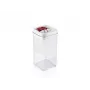 LEIFHEIT Fresh&Easy recipiente de armazenamento de alimentos 1,2 L, hermético, sem BPA, transparente com tampa branca/cinzenta