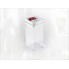 LEIFHEIT Fresh&Easy recipiente de armazenamento de alimentos 1,2 L, hermético, sem BPA, transparente com tampa branca/cinzenta