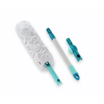 LEIFHEIT Superduster XL Pro Reach Set – cabeça de espanador eletrostático de 56 cm com cabo de 43 cm