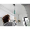 LEIFHEIT Superduster XL Pro Reach Set – cabeça de espanador eletrostático de 56 cm com cabo de 43 cm