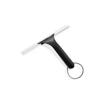 LEIFHEIT Cabino rodo limpa-cabines de duche, preto, lâmina de 24 cm