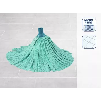 LEIFHEIT Classic Mop Viscose Plus | mopa de tiras altamente absorvente para pavimentos duros