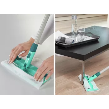 Escova de pavimentos LEIFHEIT Clean & Away S com conjunto de haste 26cm